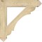 Ekena Millwork Olympic Arts & Crafts Rough Sawn Bracket, Douglas Fir, 6"W x 38"D x 38"H BKT06X38X38OLY03RDF - alternate 3